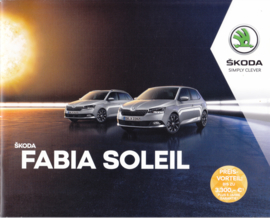 Fabia Soleil brochure, 24 pages, German language, 11/2018