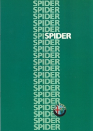 Spider 2.0 brochure, 20 pages, 05/1986, # 210, German