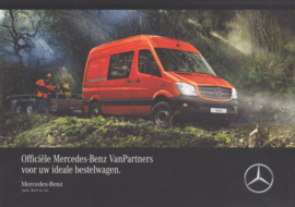 Mercedes-Benz Sprinter VanPartners leaflet, 2 pages, 06/2017, Dutch language