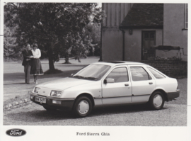Ford Sierra Ghia, press photo, UK, 9/1982
