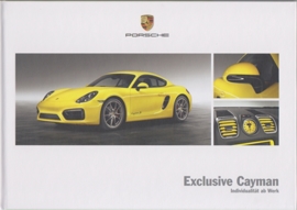 Cayman Exclusive brochure, 52 pages, 12/2013, hard covers, German