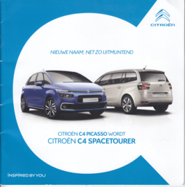 x C4 Spacetourer brochure, 40 pages, 04/2018, Dutch language