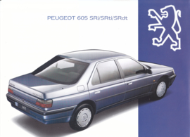 605 Sedan brochure, 28 + 28 pages, A4-size, 1994, Dutch language (Belgium)