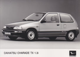 Daihatsu Charade TX 1.3i 3-Door, press photo, Dutch, 1989