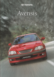 Avensis brochure, 36 pages, 01/1999, Dutch language