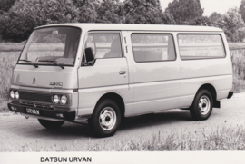 Datsun Urvan Transporter, press photo, Dutch, c1984