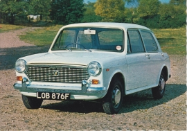 1100 Glider 2-Door, Dutch postcard, DIN A6-size, about 1966