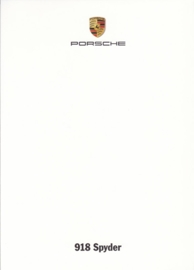 918 Spyder Hybrid, A6-size set with 6 postcards in white cover, 2013, WSRJ 1301 05S3 00, no text