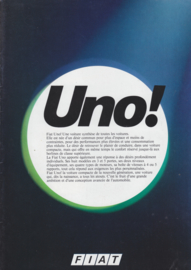Uno brochure, 24 pages, 4/1983, French language