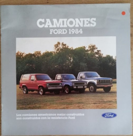 Camiones (Vans & Pick-ups), 12 square large pages, Spanish language, 8/83, # 8417