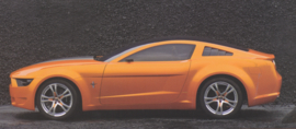 Ford Mustang concept by Giugiaro & Vredestein tyres brochure, 12 large pages, about 2006, English language