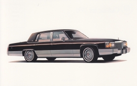 Brougham, US postcard, standard size, 1990