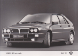 Lancia Delta HF integrale, press photo, Belgium, 1/1992