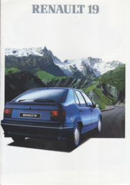 19 intro folder, 6 pages, 6/1989, German language