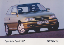Opel  Astra Sport, press photo, Dutch, 1997