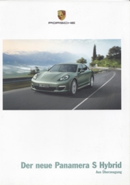Panamera S Hybrid brochure, 32 pages, 11/2010, German