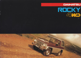 Rocky 4WD brochure, 12 pages, about 1988, A4-size, Dutch language