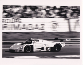 Mercedes-Benz Sauber C9 race car, press photo, USA,  1991
