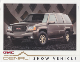 Yukon Denali show vehicle, sales leaflet, 2 pages, 1998, USA, English language