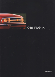 S10 Pickup 1995, 10 page folder, German language