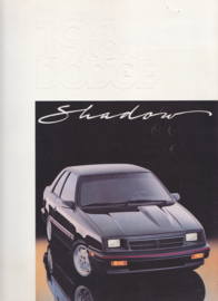 Shadow brochure, 16 large pages, 1987, English language, USA