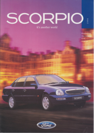 Scorpio 2.3i engine brochure, 4 pages, 6/1996, English language, UK