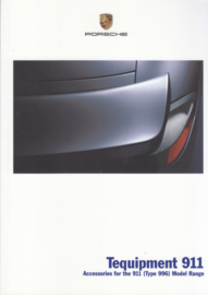 911 Tequipment (996) brochure, 36 pages, 08/2001, English