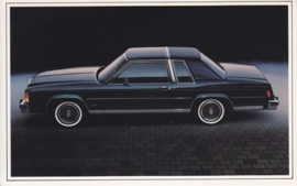 LTD Sedan, US postcard, standard size, 1982