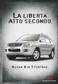 Sportage postcard, Promocard, Italian language, about 2006, # 5205
