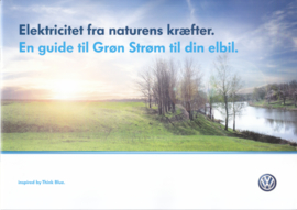 e-Up with green electricity brochure, A4-size, 12 pages, 2013?, Danish language
