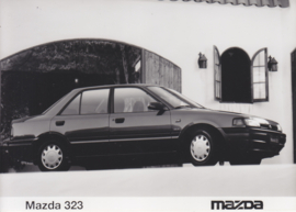 Mazda 323 Sedan, press photo, Belgium, 1992