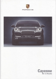 Cayenne brochure, 170 pages, 06/2002, hard covers, German