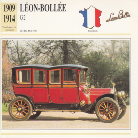 Léon-Bollée G2 card, Dutch language, D5 019 04-08