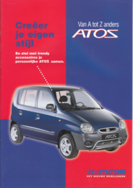 Atoz accessories brochure, 12 pages, 07/1998, Dutch language