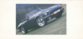 V8 S Convertible brochure, 4 pages + specs., English language, about 1990 *