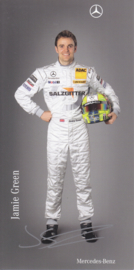 Jamie Green - DTM 2008 - auto gram postcard, German