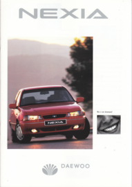 Nexia 3/4/5-door brochure, 24 pages,  3/1996, Dutch language