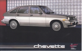 Chevette,  US postcard, standard size, 1988