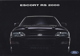 Escort RS 2000 brochure, 12 pages, 08/1991, German language
