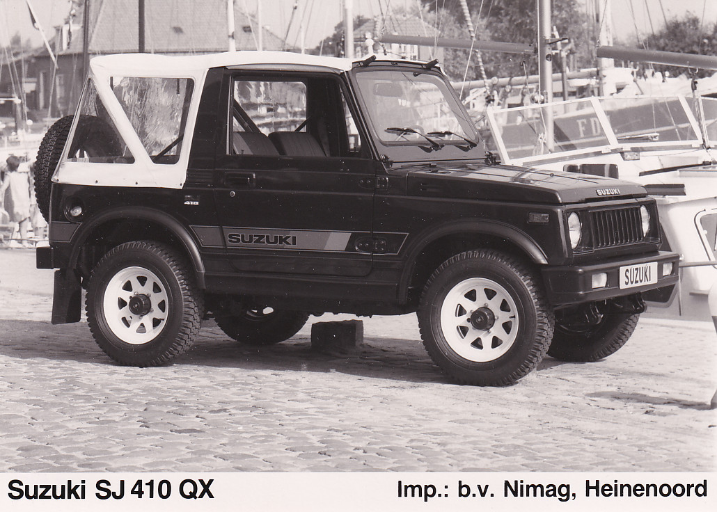 Suzuki SJ 410 QX, press photo, Dutch, 9/1983