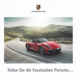 Faszination Porsche,  square, 4 pages, about 2015, PZ Bonn