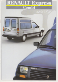 Express Combi brochure, 8 pages, 1988, A4-size, Dutch language