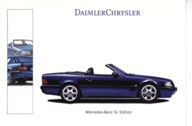 Mercedes-Benz SL Edition Cabriolet, A6-size postcard, Geneva 2000 French