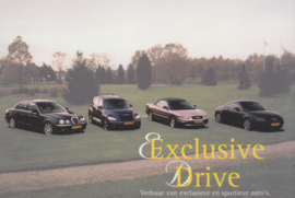 Exclusive Drive Car rental, foldcard, DIN A6-postcard, Dutch, undated