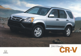 CR-V, US postcard, continental size, 2003, # ZO2315