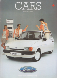 Cars UK all model brochure # 105, 132 pages, 3/1985, English language