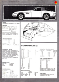 3000 ML roadtest report Classic Car magazine, 4 pages, English language, 4/1974 *