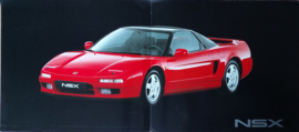NSX Coupe folder, 4 large pages, Italian, 03/1992