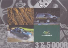 Freelander portfolio  brochure, 4 diff. folders, English language, # LR/124/97