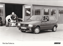 Fiat Uno Turbo i.e., press photo, Germany, 9/1985